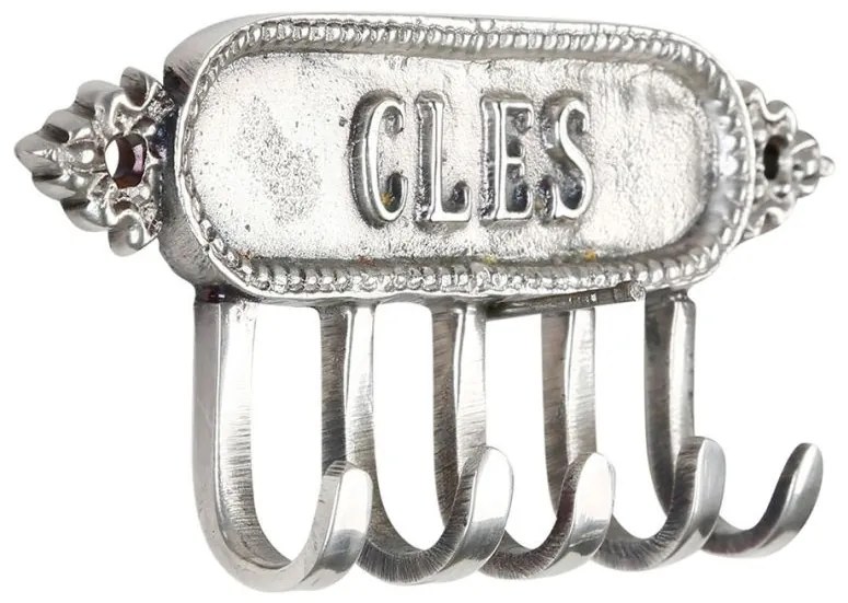 Cuier de perete decorativ, din alama, H2 cm, Fleurlys