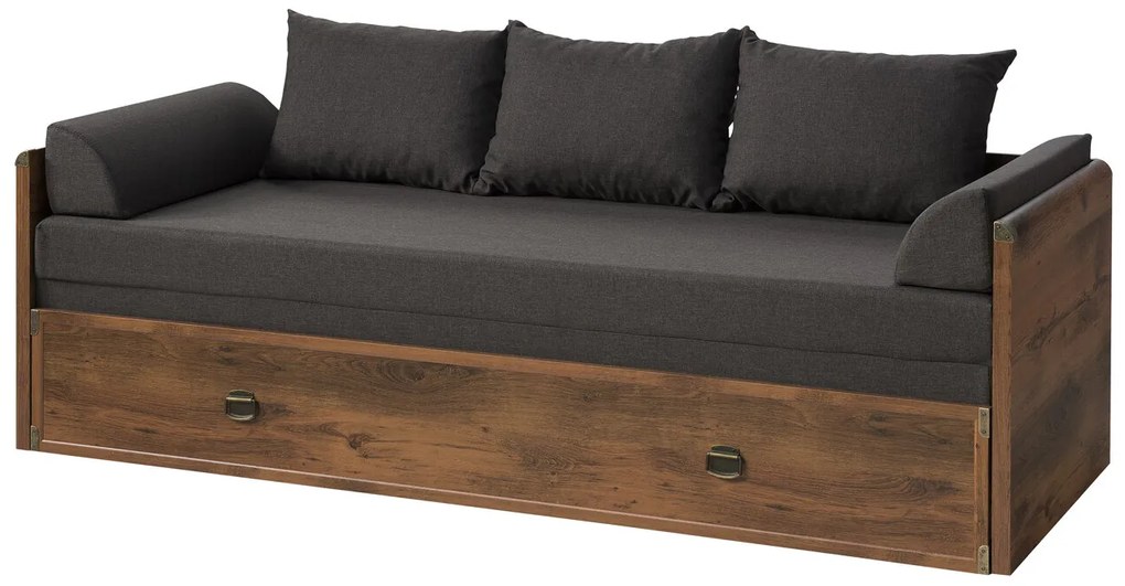 Zondo Pat extensibil 80 până la 160 cm INDIANA JLOZ 80/160 (stejar sutter). 1044406