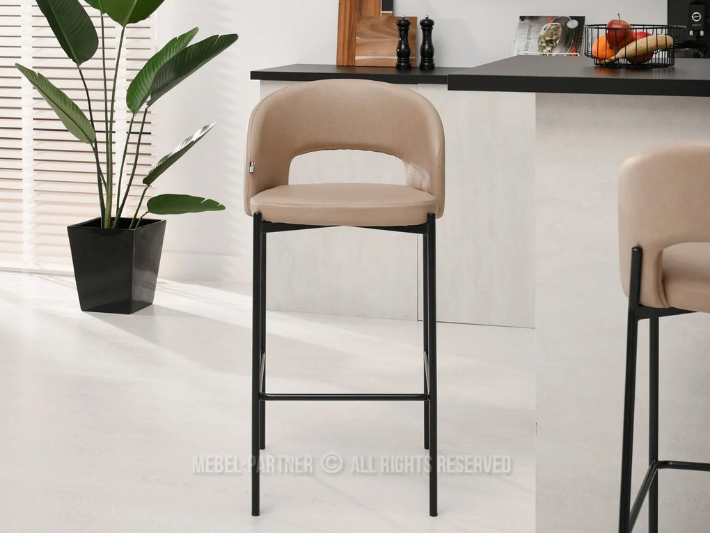 Scaun Gustav (bej + negru). 1110693