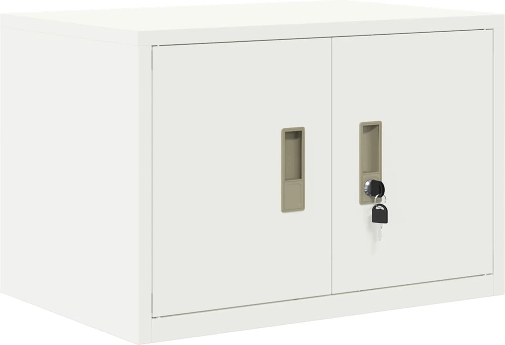 vidaXL Dulap de depozitare Alb 60 x 40 x 40 cm Oțel