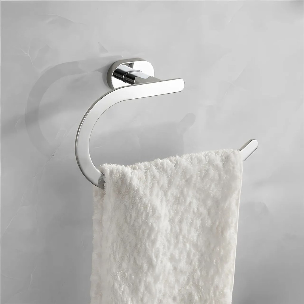 Cuier de baie Ring 110 Til Chrome