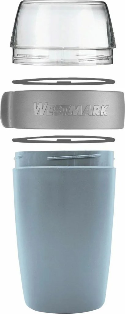 Cutie pentru gustări din două piese Westmark, 700ml, albastru, S