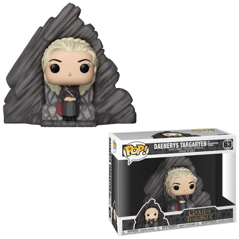 FIGURINA POP VINYL DELUXE GOT S8- DAENERYS ON DRAGONSTONE THRONE
