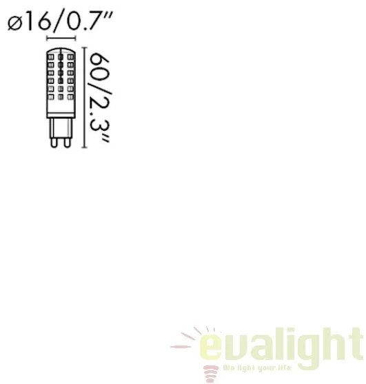 BEC LED G9 5W 2700K 17466