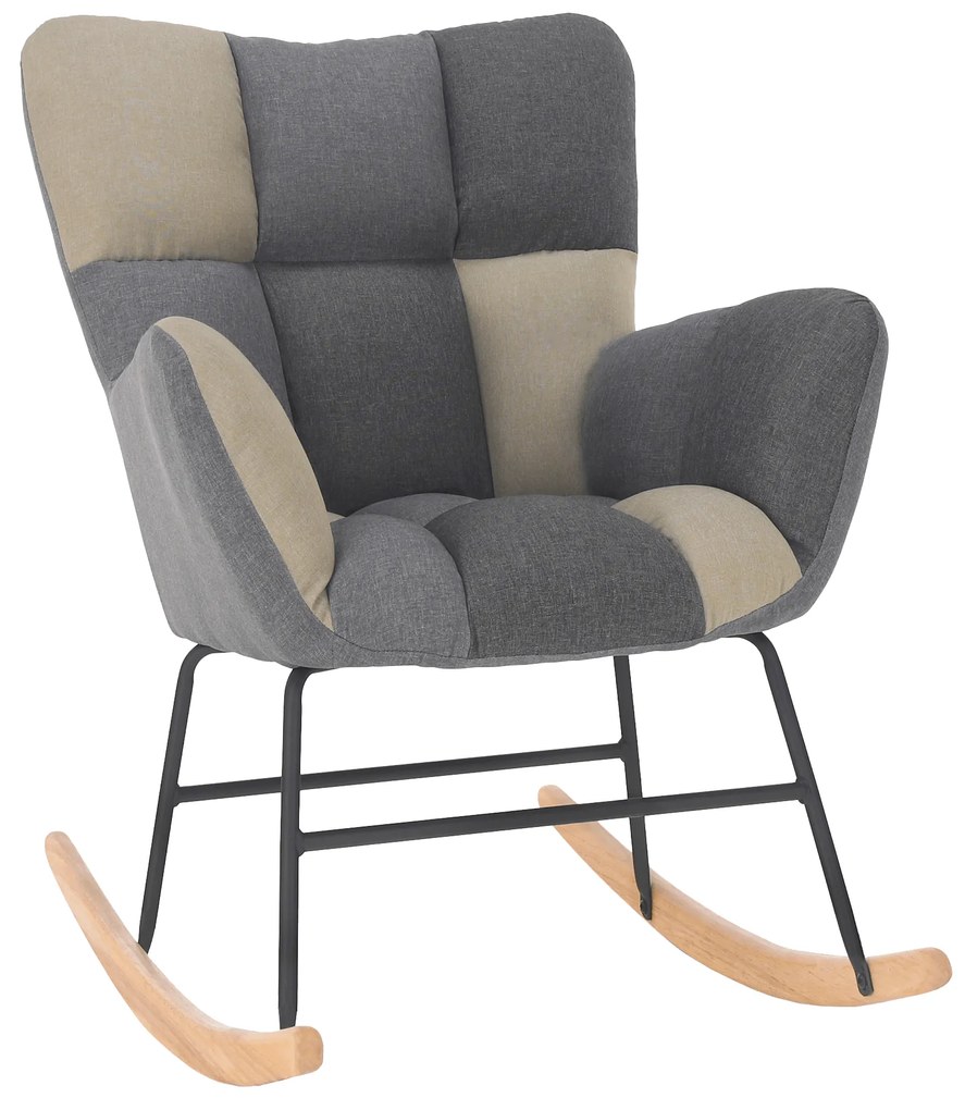 Scaun de design ţesătură bej, KOMODO