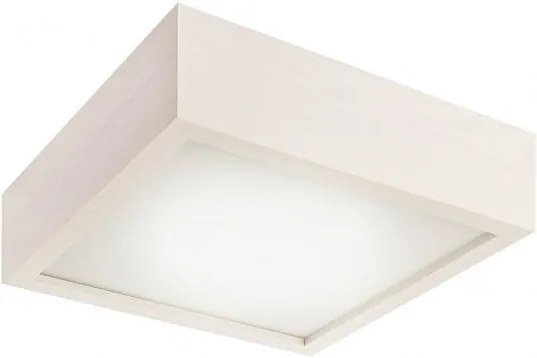 Plafonieră pătrată Lamkur Plafond, 27,5 x 27,5 cm, alb