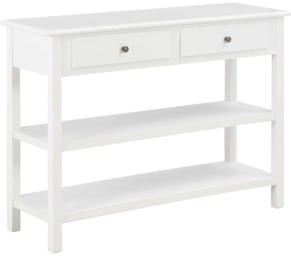vidaXL Dulap, alb, 110x35x80 cm, MDF