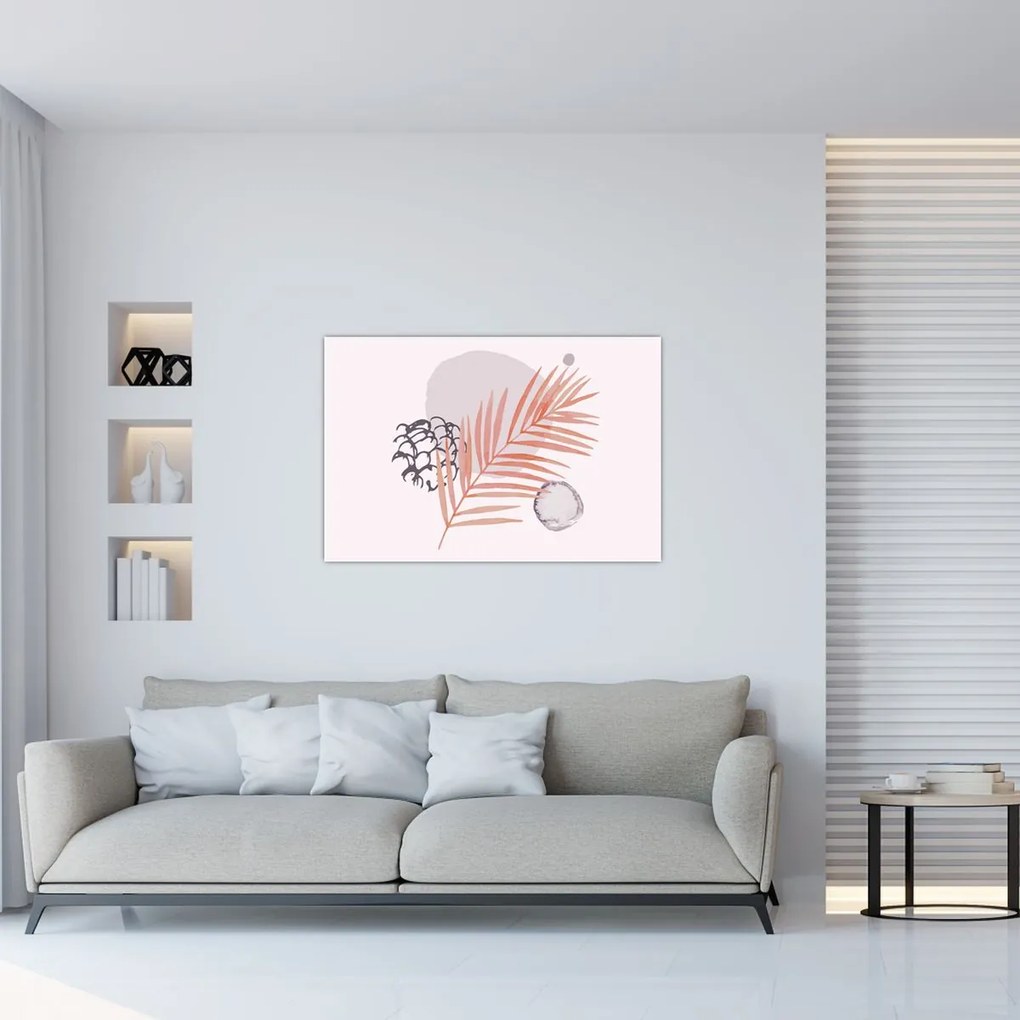 Tablou - Minimalism violet N⁰3 (90x60 cm)