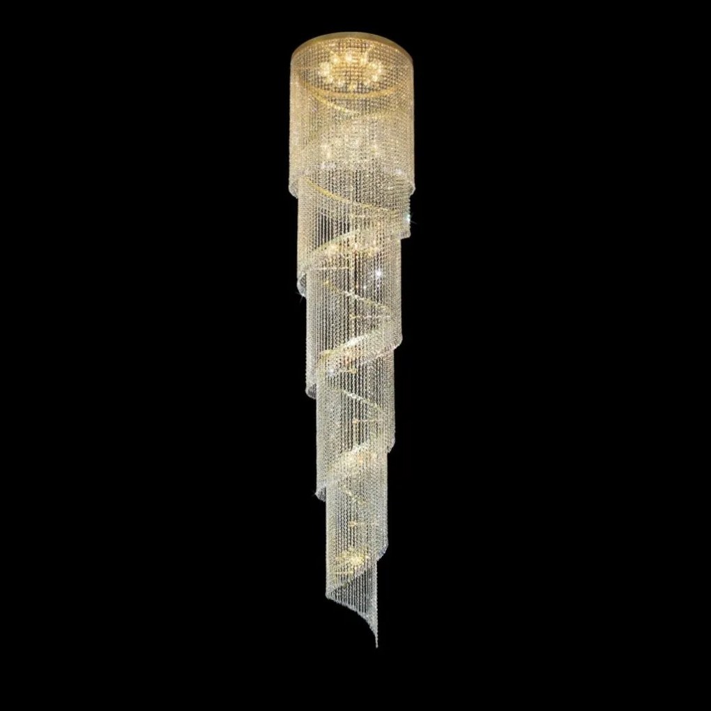Lustra spirala cristal Bohemia L15 512/36/3