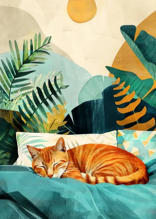 Ilustrație Cats life 13, Justyna Jaszke