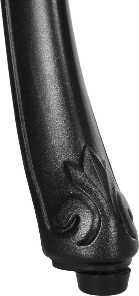 Outsunny Set de Grădină Exterior, Masă Rotundă și Scaune din Aluminiu, Masă de Bistrou cu Orificiu pentru Umbrelă, Mobilier pentru Terasă, Grădini, Verande, Balcoane, Lângă Piscină – Negru | Aosom Romania