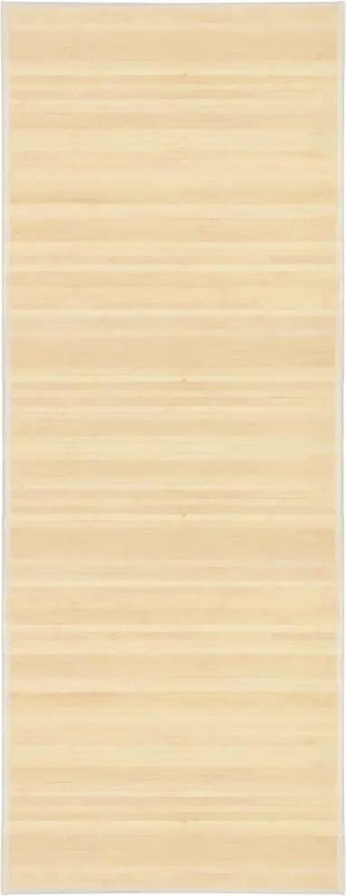 vidaXL Covor din bambus, natural, 80 x 200 cm