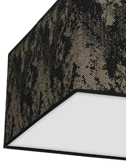 Plafonieră SATINO 3xE27/60W/230V neagră/aurie