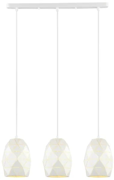 ITALUX MDM-3480/3 W - Lustră pe cablu HARLEY 3xE27/40W/230V alb