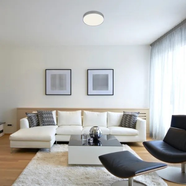 Rabalux 3315 - Plafonieră LED TESIA LED/36W/230V 40 cm argintie