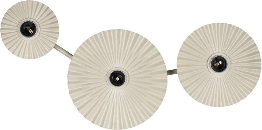 Osram - Aplica de perete PLISSEE 3xE27/15W/230V crem