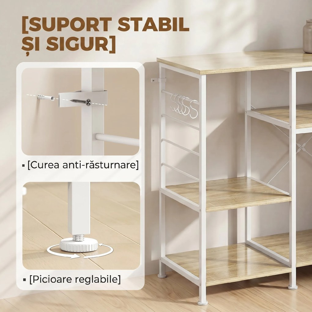HOMCOM stație de cafea multifuncțională pentru depozitare | Aosom Romania