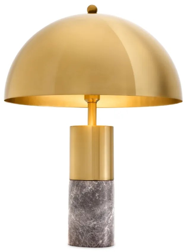 Lampa de birou marmura metal Flair Grey