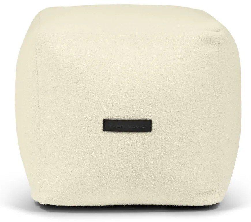 Fotoliu bean bag maro cu tapițerie din țesătură bouclé Up! MooG – SLOWDOWN