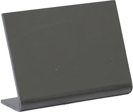 Set 5 table de scris Securit Vertical L A8 7x7,5x3,5cm, negru