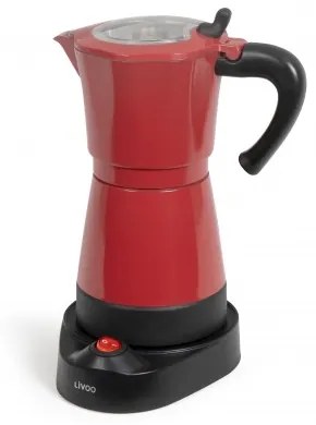 Cafetiera electrica pentru moka Livoo DOD117RC, Capacitate 300 ml