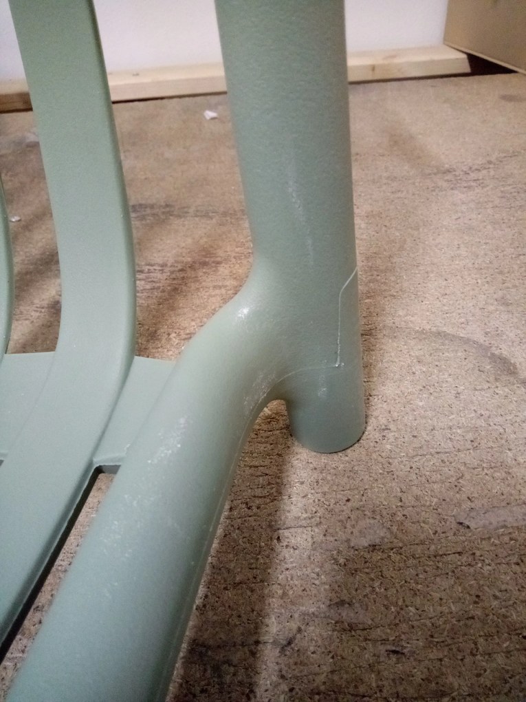 REDUCERE Scaun din plastic TREGO, verde II. calitate