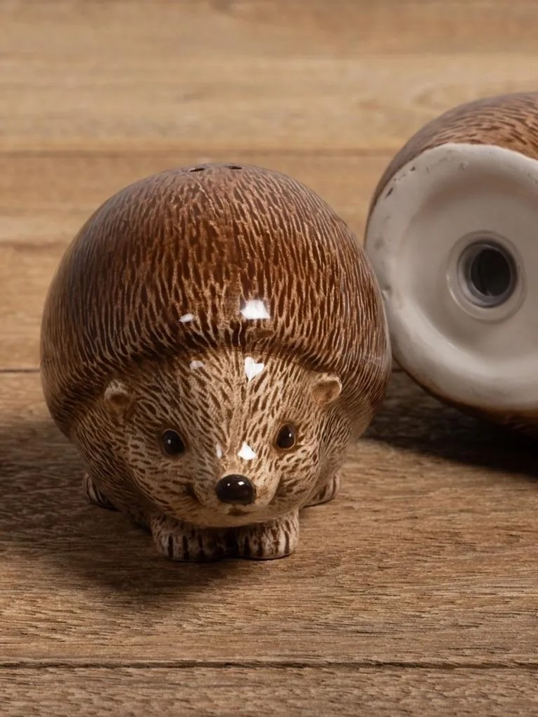 Set sare si piper, din ceramica, Hedgehog