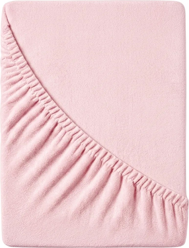 Cearsaf frote EXCLUSIVE roz deschis 90 x 200 cm