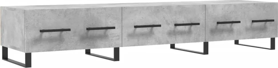 vidaXL Comodă TV, gri beton, 150x36x30 cm, lemn prelucrat