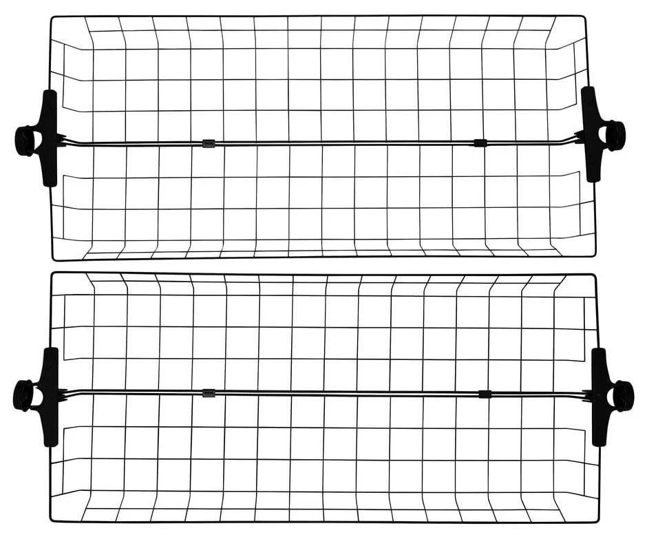 Organizatoare pentru șifonier 2 buc. din metal Herkules – Wenko