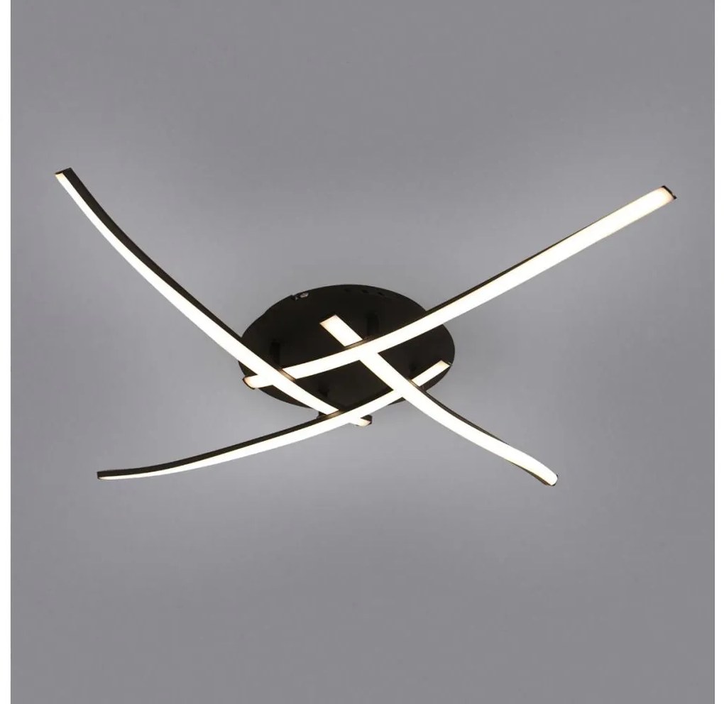 Brilagi - Plafonieră LED STRIPES, 32 W, 230 V, neagră