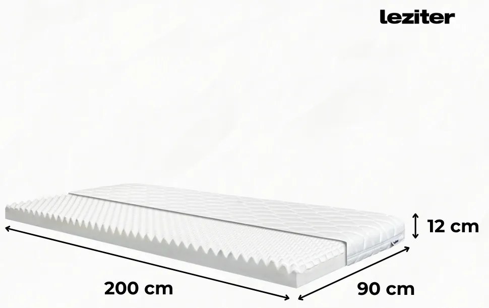 Saltea din spumă DreamX 90x200x12
