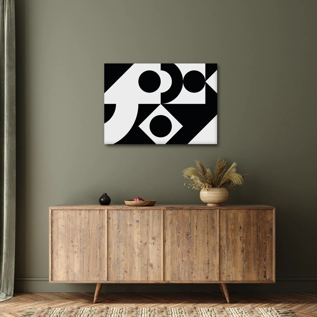Tablou - Abstracție geometrică N⁰1 (70x50 cm)