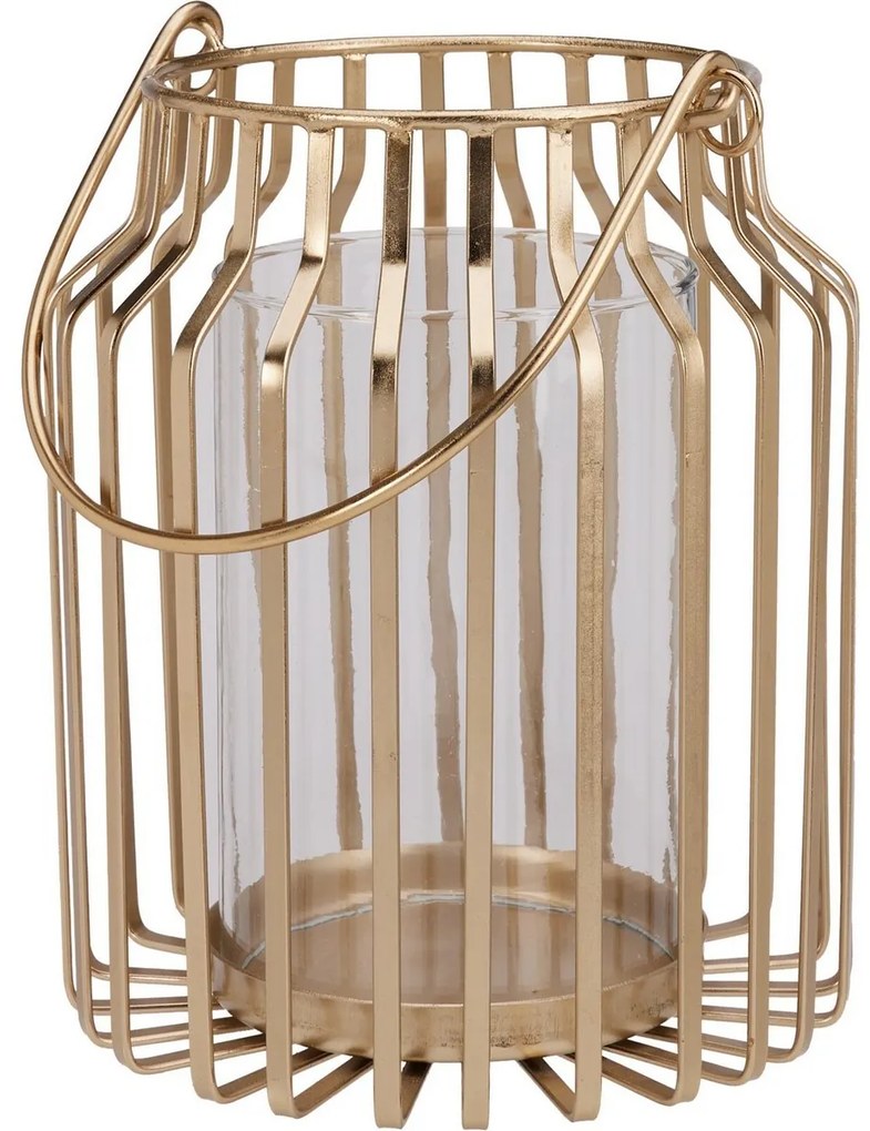 Felinar metalic Aurea, 18x21cm