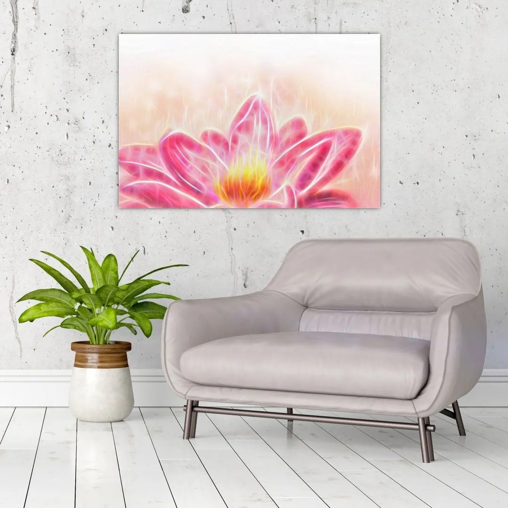 Tablou - Floare de lotus (90x60 cm)