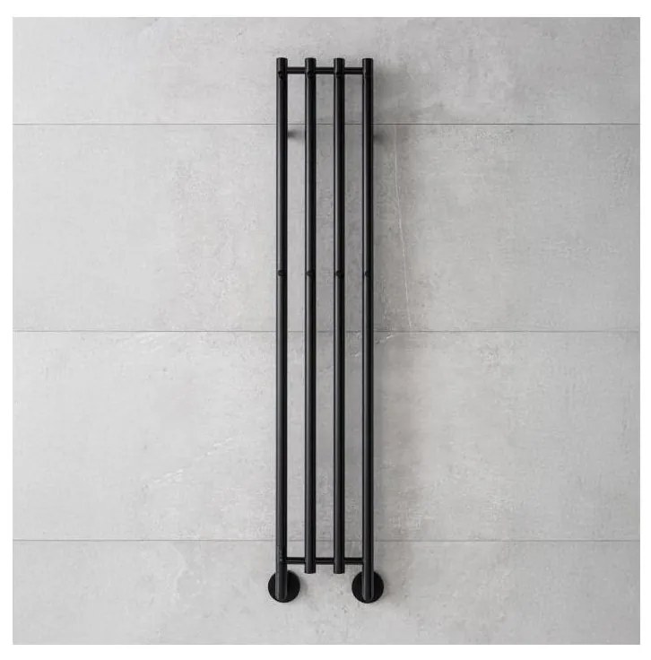 P.M.H. MO1B-RK - Uscător electric de prosoape MONA 93 W/230 V 153,3 cm IP44 negru