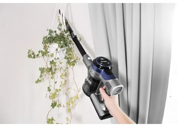 Aspirator vertical de mână 2 în 1 Concept VP6040 ICONIC ANIMAL 200W/22,2V 2200 mAh albastru
