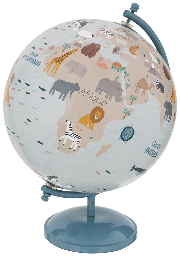 Glob pământesc pentru copii, cu animale, Ø 20 cm.