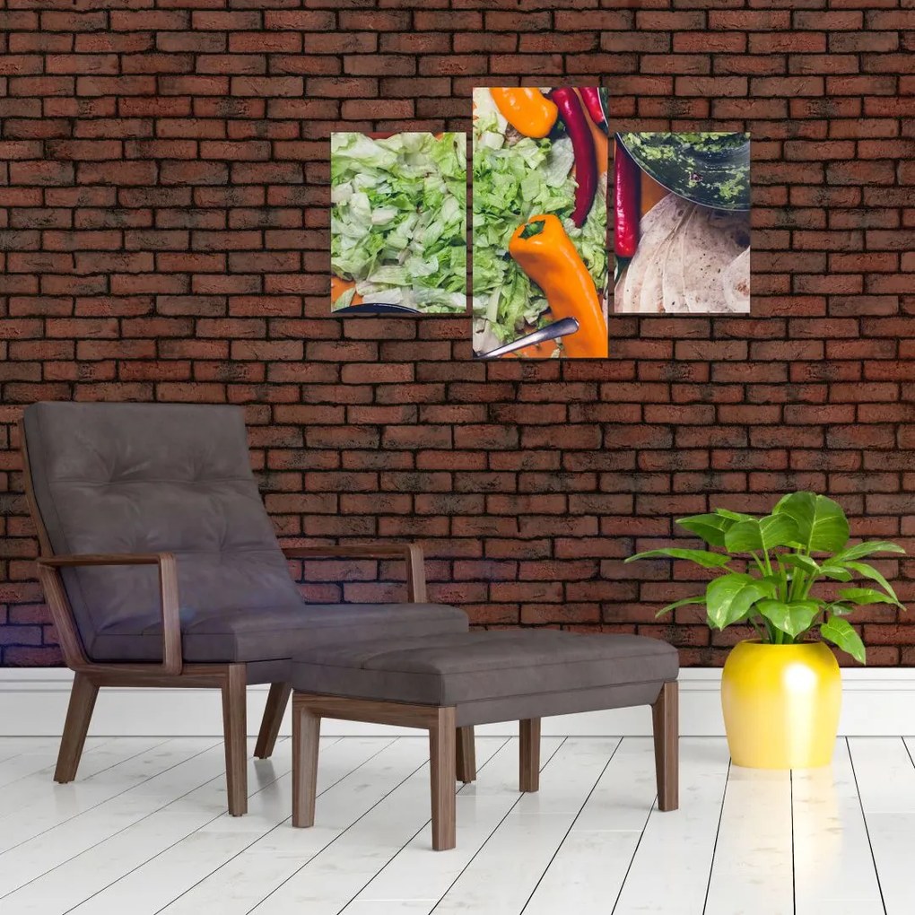Tablou cu legume (90x60 cm)