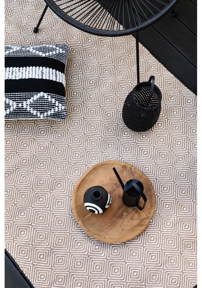 Pernă pentru exterior din plastic reciclat Green Decore Lagos, 45 x 45 cm