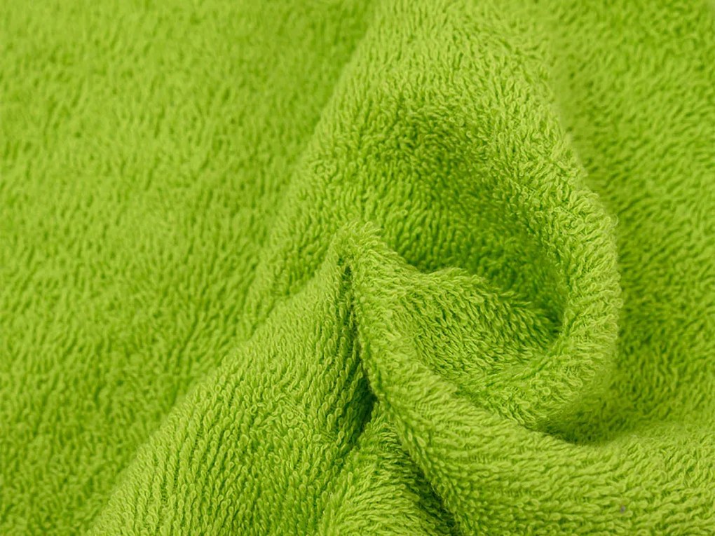 Prosop copii Bella 30x50 cm verde, 100% bumbac