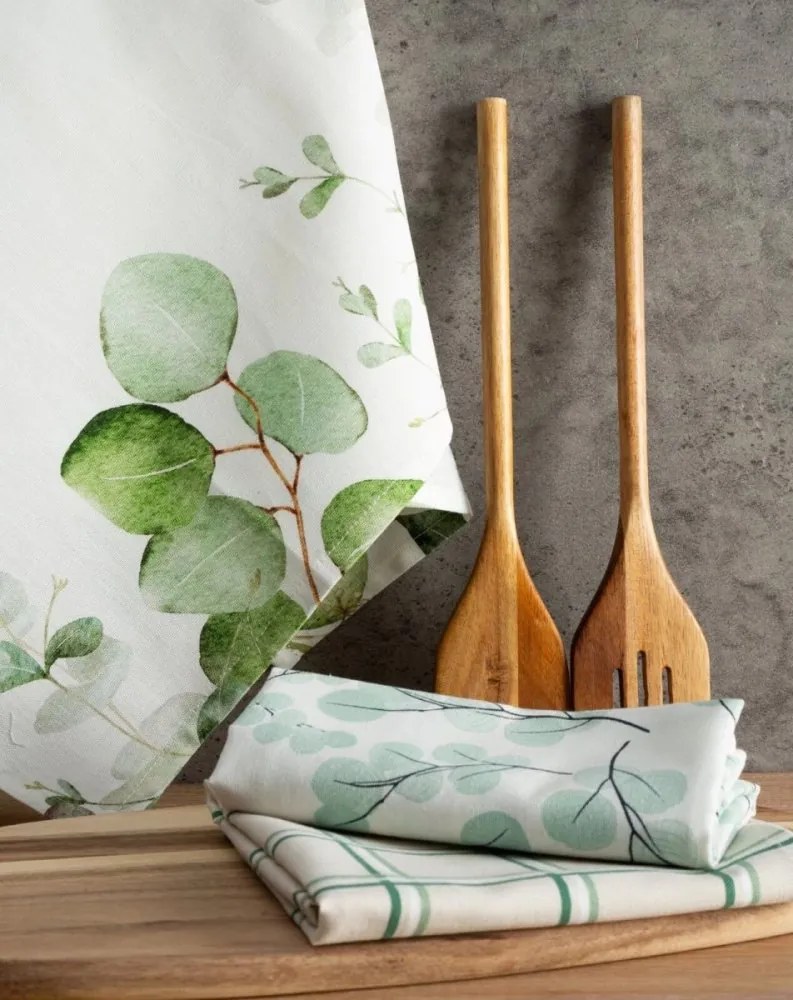 Set de 3 prosoape de bucătărie din bumbac în stil natural Šírka: 50 cm | Dĺžka: 75 cm