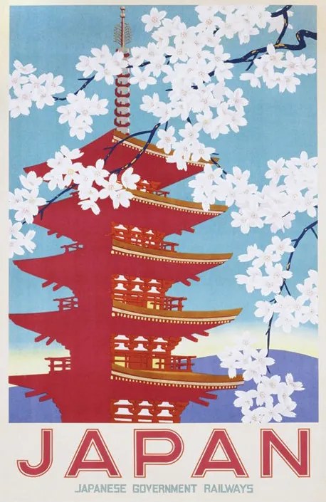 Poster Japan railways