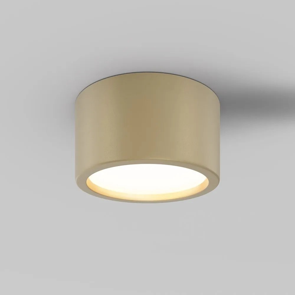 Spot LED aplicat cu protectie IP44 Hydra D-17.6cm auriu