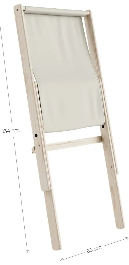Fotoliu pliabil Karup Design Boogie Raw/Olive Green