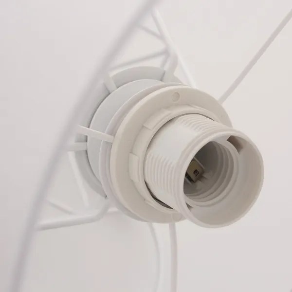 Lampa de masa BASKET 1xE27/60W/230V alb