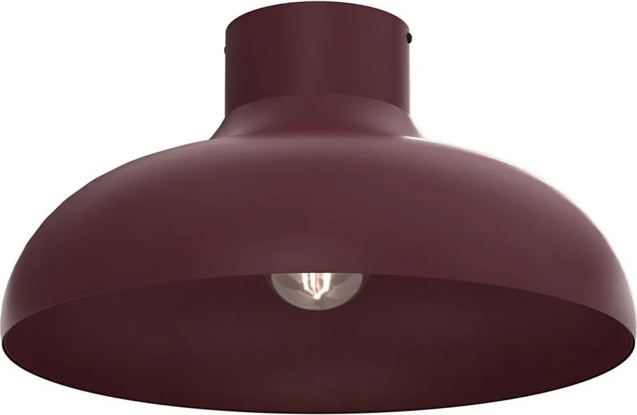 Plafonieră BASCA, 1xE27/15 W/230 V, Ø 40 cm, bordo