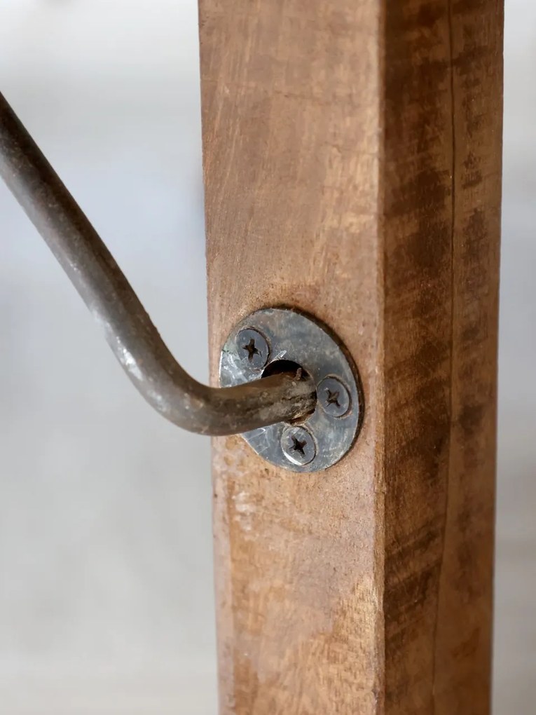 Banca din lemn, cu aspect rustic, Grimaud - Uno