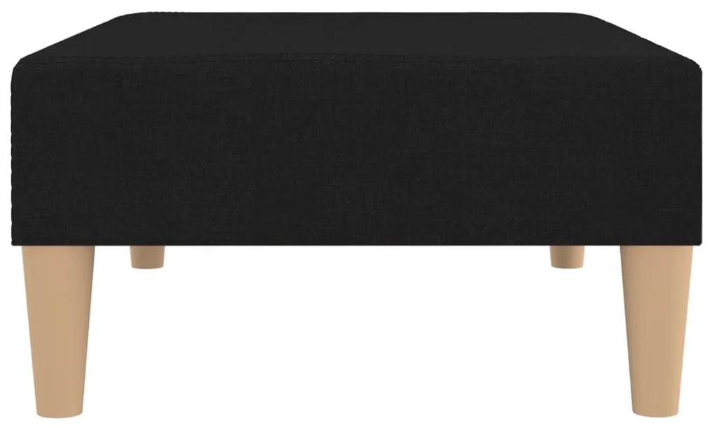 Taburet, negru,78x56x32 cm, material textil Negru