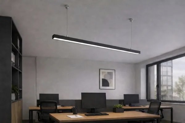 Brilagi - Pendul LED FULLDAY, 30/40/50W, 230V, 2700/4000/6000K, 150 cm, negru